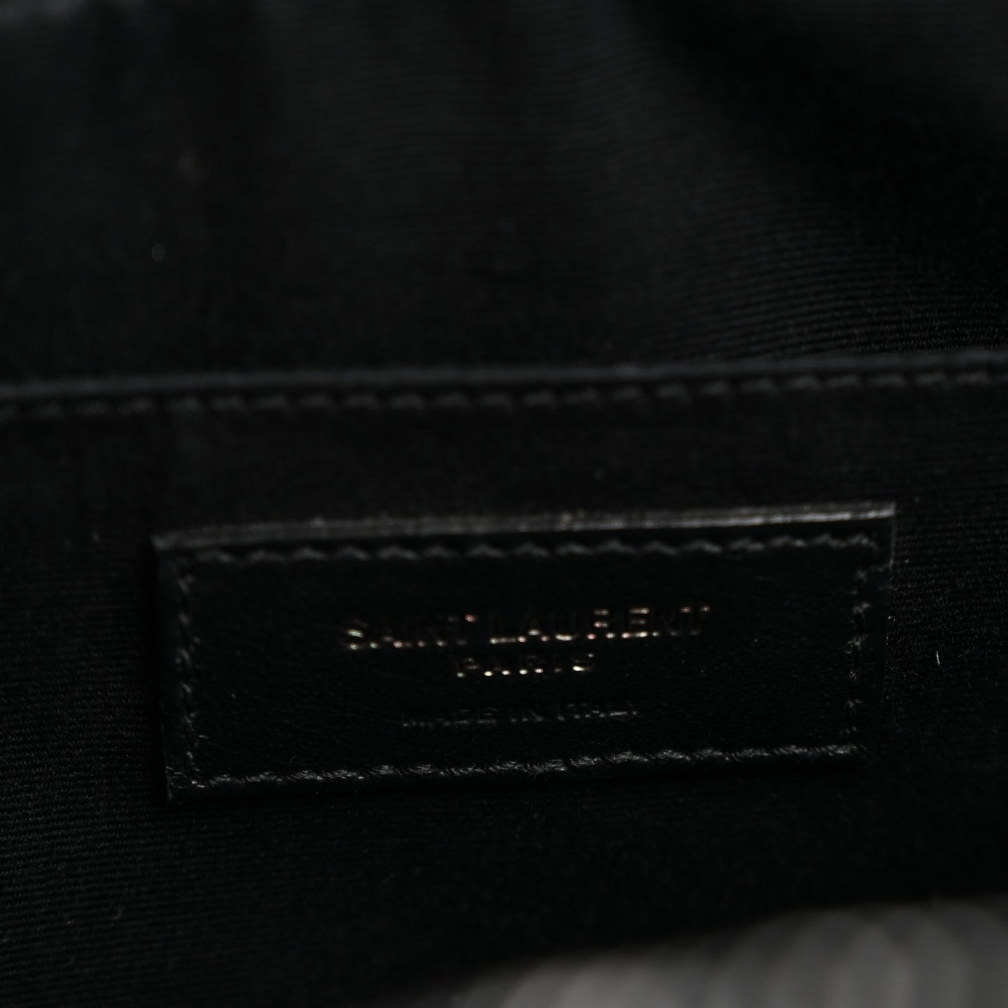Calfskin Matelasse Monogram Monochrome Lou Camera Bag Black