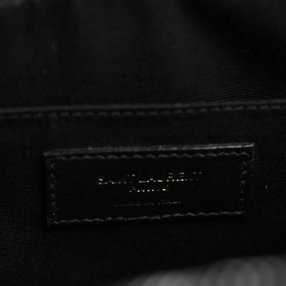 Saint Laurent Calfskin Matelasse Monogram Monochrome Lou Camera Bag Black 6 of 11
