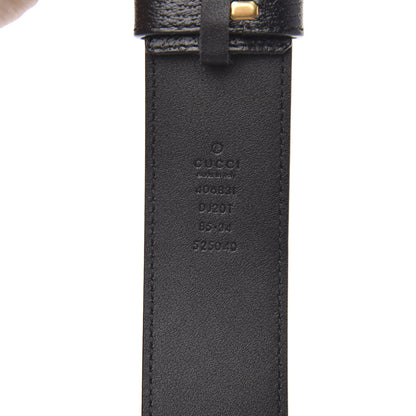Gucci Textured Calfskin Double G 40mm Belt 85 34 Black 4 of 4