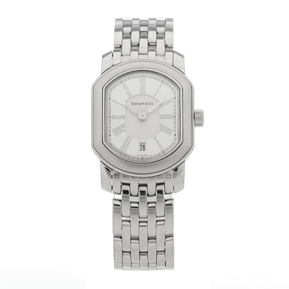 Tiffany Stainless Steel 24mm Mark Coupe Resonator Quartz Watch 1 of 5
