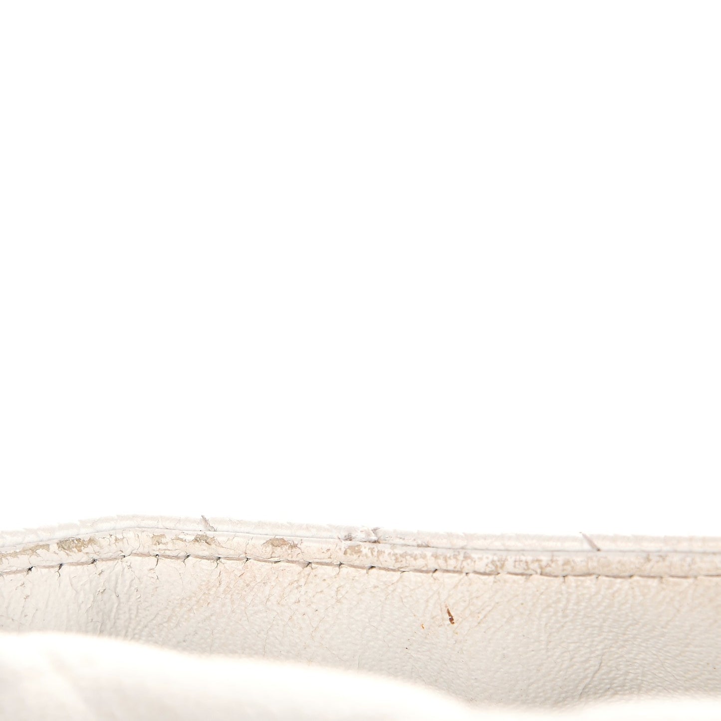 Caviar Quilted Jumbo Single Flap White