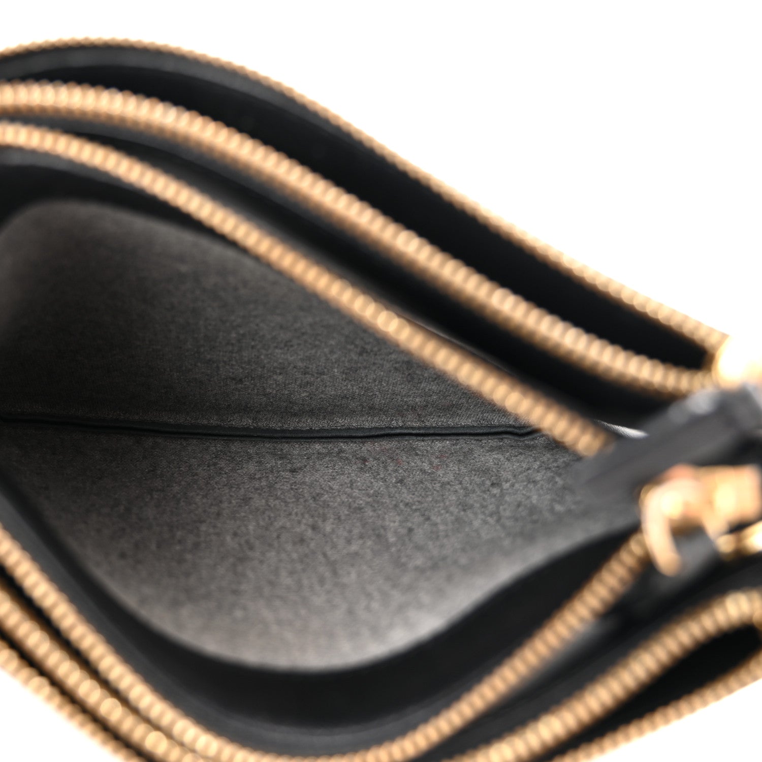 Celine Lambskin Small Trio Crossbody Bag Black 6 of 15