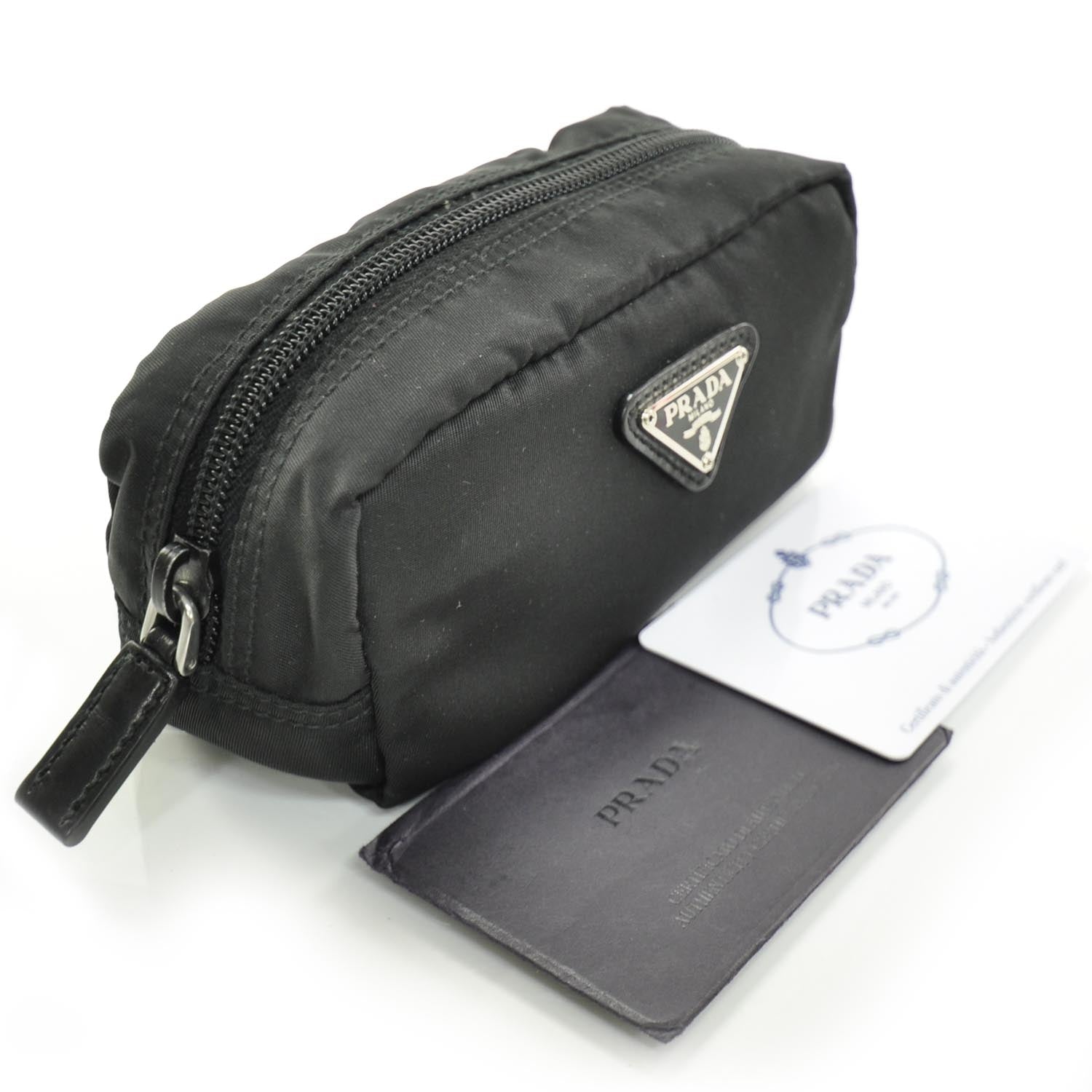 Prada Tessuto Nylon Cosmetic Bag Black 6 of 9