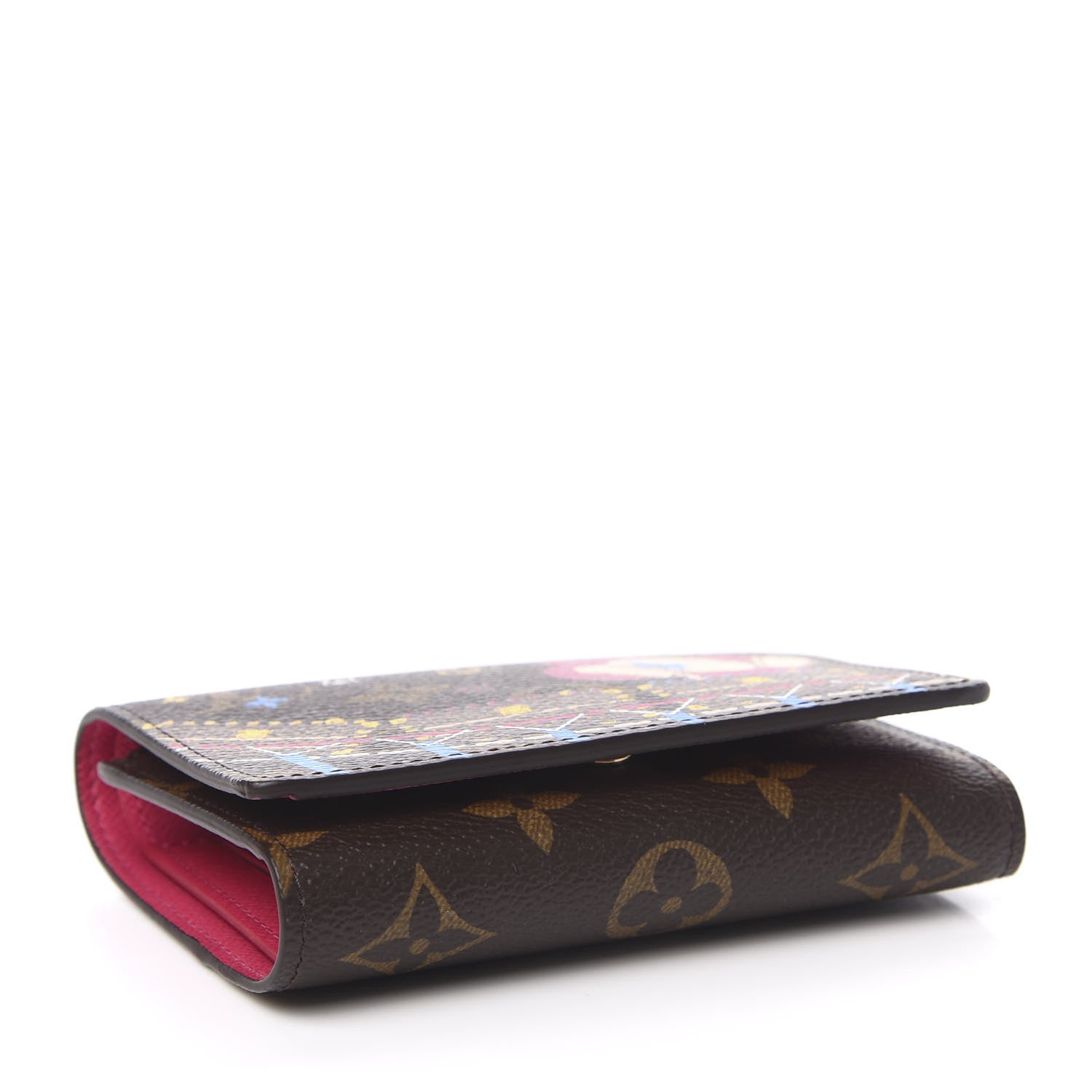 Louis Vuitton Monogram 2020 Christmas Animation Roller Coaster Victorine Wallet Pivoine 4 of 8