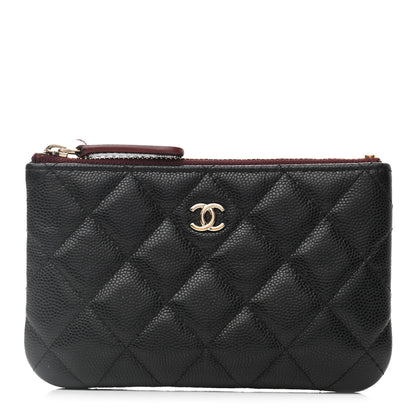 Chanel Caviar Quilted Small Cosmetic Case Black 1 of 8