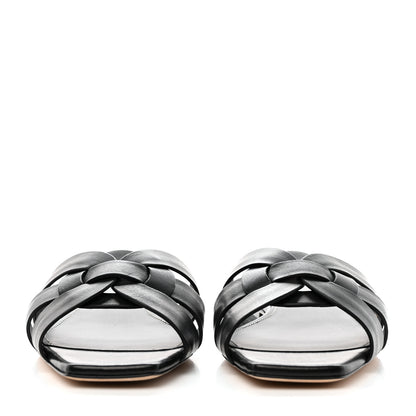 Saint Laurent Calfskin Nu Pied 05 Slide Sandals 36 Black 2 of 14