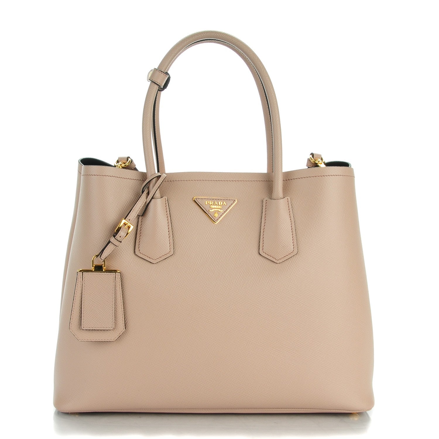 Prada Saffiano Cuir Large Double Bag Cammeo 1 of 7