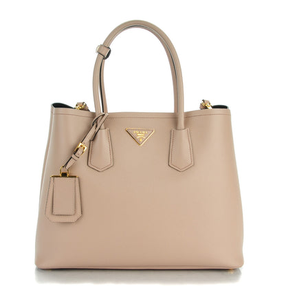 Prada Saffiano Cuir Large Double Bag Cammeo 1 of 7