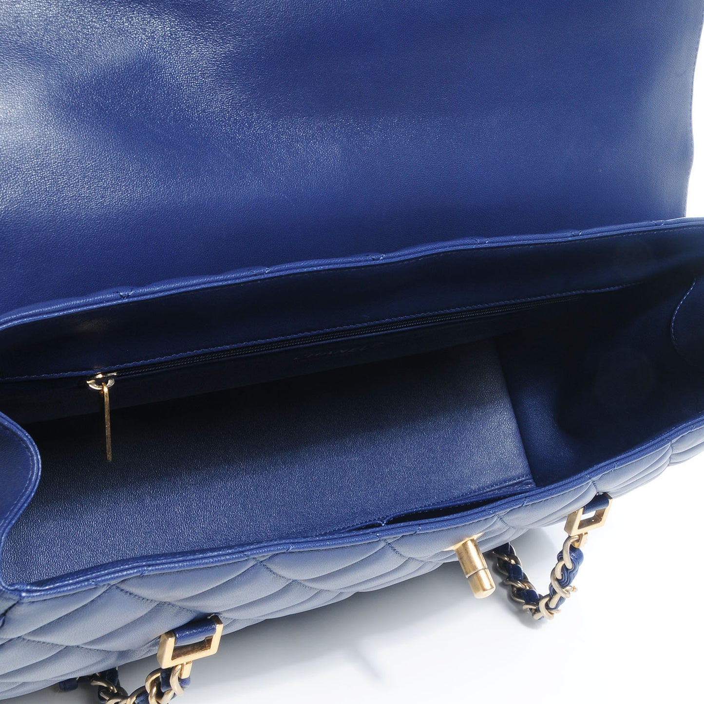 Lambskin Misia Camera Case Flap Blue