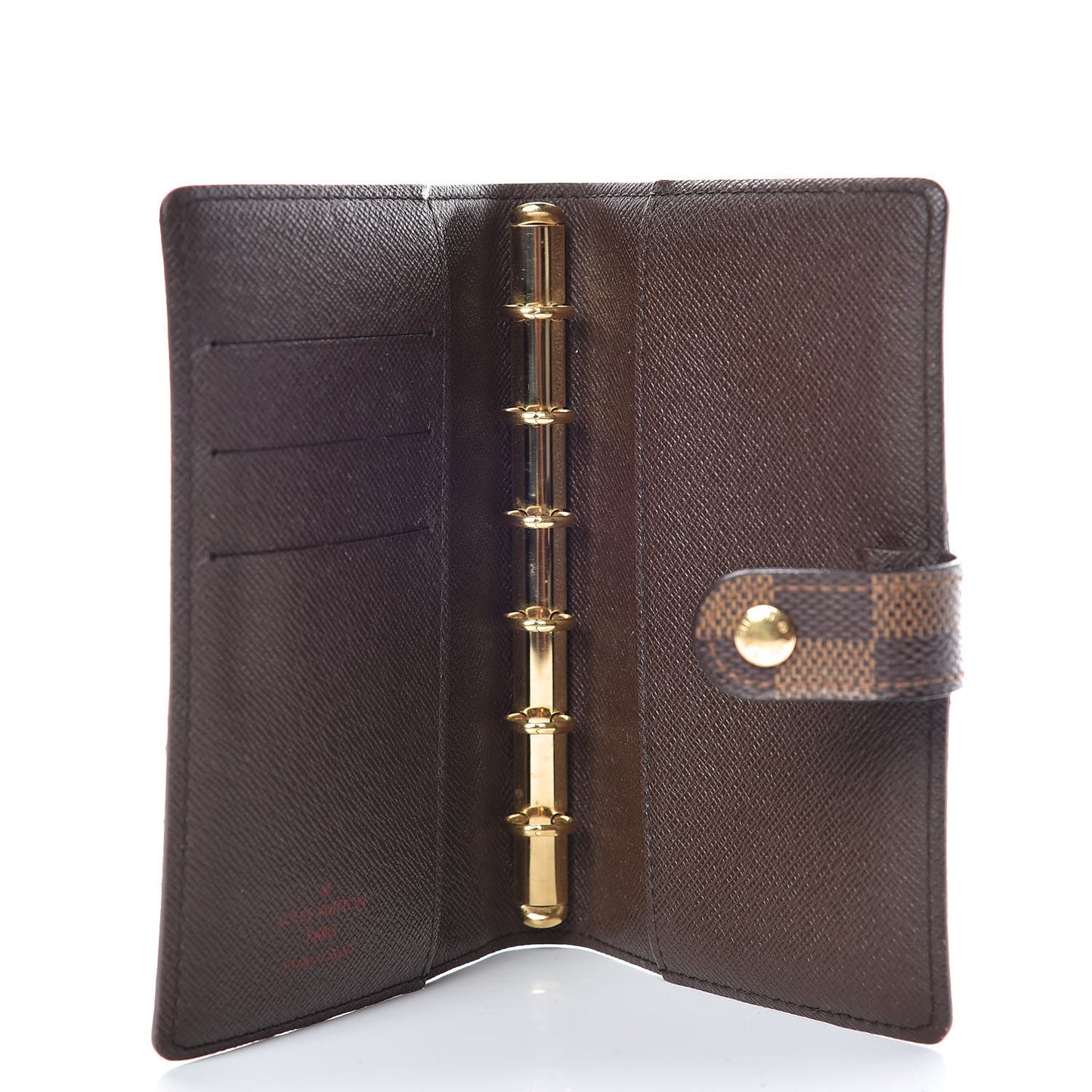 Damier Ebene Small Ring Agenda Cover