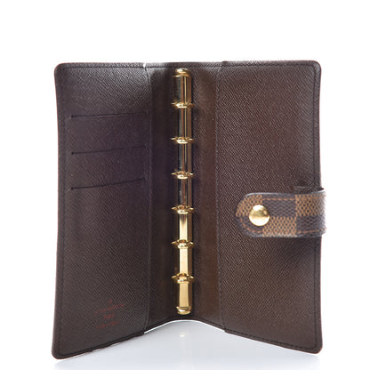 Louis Vuitton Damier Ebene Small Ring Agenda Cover 8 of 10