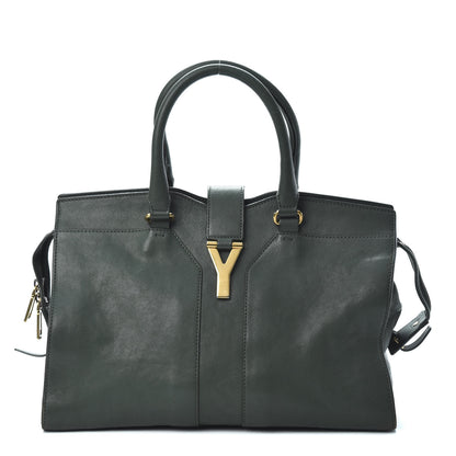 Saint Laurent Calfskin Medium Classic Y Cabas Thyme 1 of 20