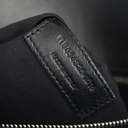 Saint Laurent Sheepskin Matelasse Large Monogram Slouchy Shoulder Bag Black 7 of 7