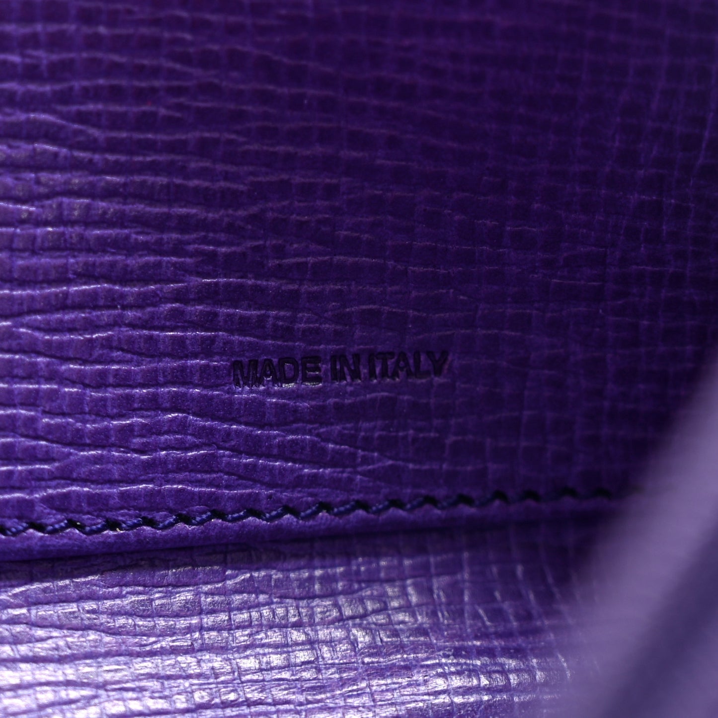 Zucca Spalmati Vitello Elite Zip Around Wallet Tobacco Viola