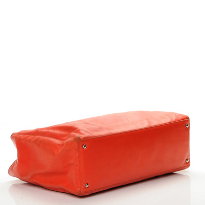 Chanel Lambskin Executive Cerf Shopper Tote Red 4 of 12