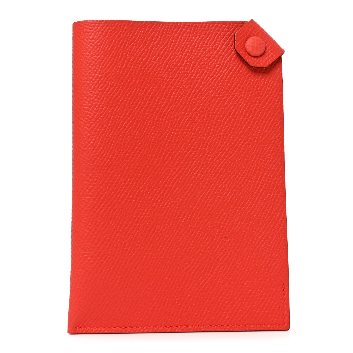 Hermes Epsom Tarmac PM Passport Holder Capucine 1 of 7
