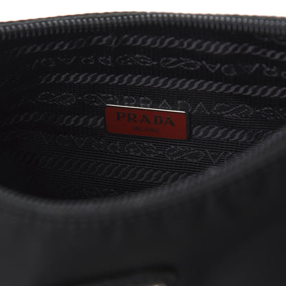 Prada Tessuto Nylon Saffiano Lunar New Year Mini Re-Edition 2000 Bag Black Fuoco 8 of 11