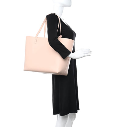 Mansur Gavriel Vegetable Tanned Calfskin Large Shopping Bag Rosa 2 of 16
