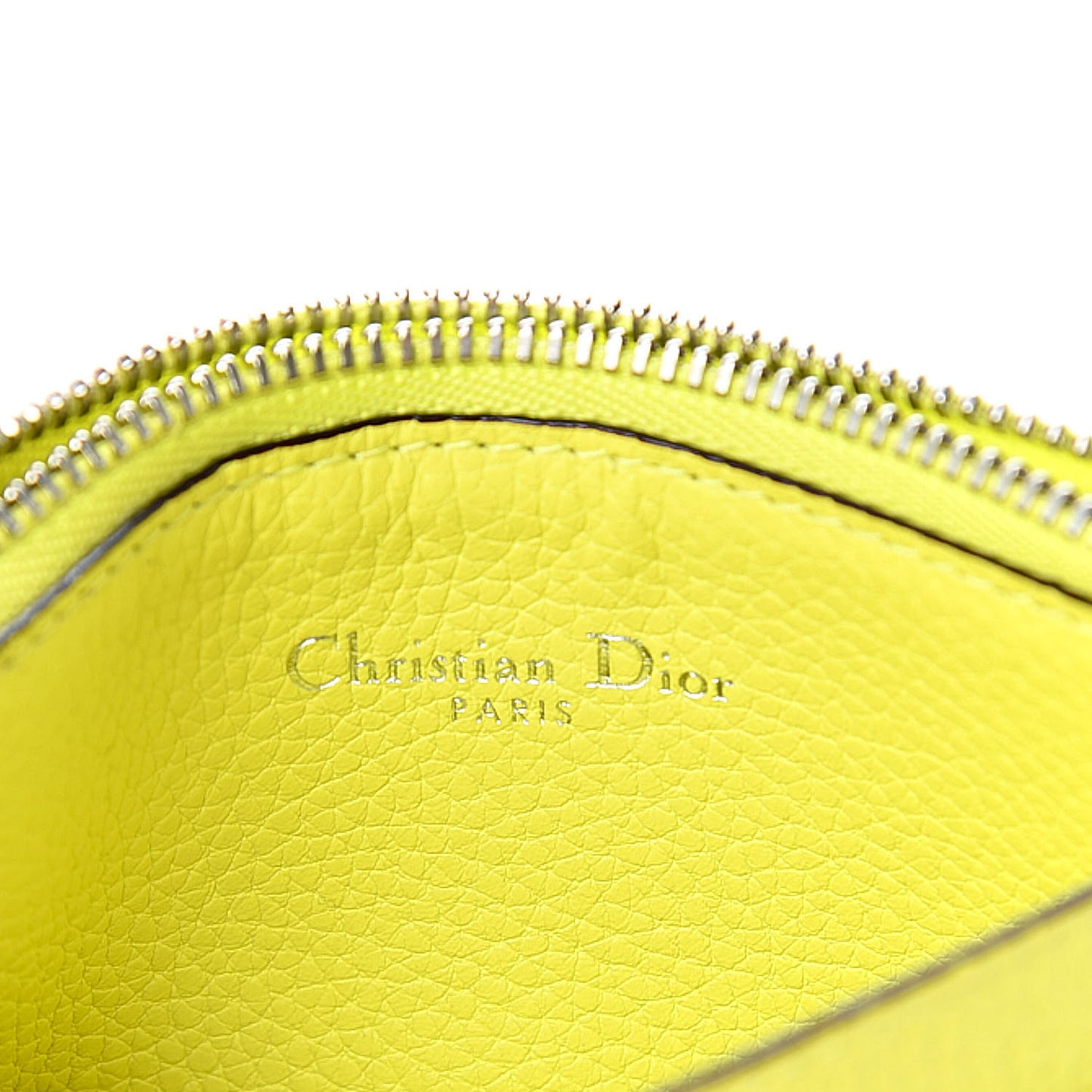 Bullcalf Tri-Color Diorissimo Card Holder Vert Acide
