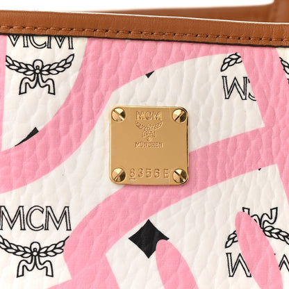 MCM X Eddie Kang Visetos Medium Reversible Shopper Tote White 11 of 18