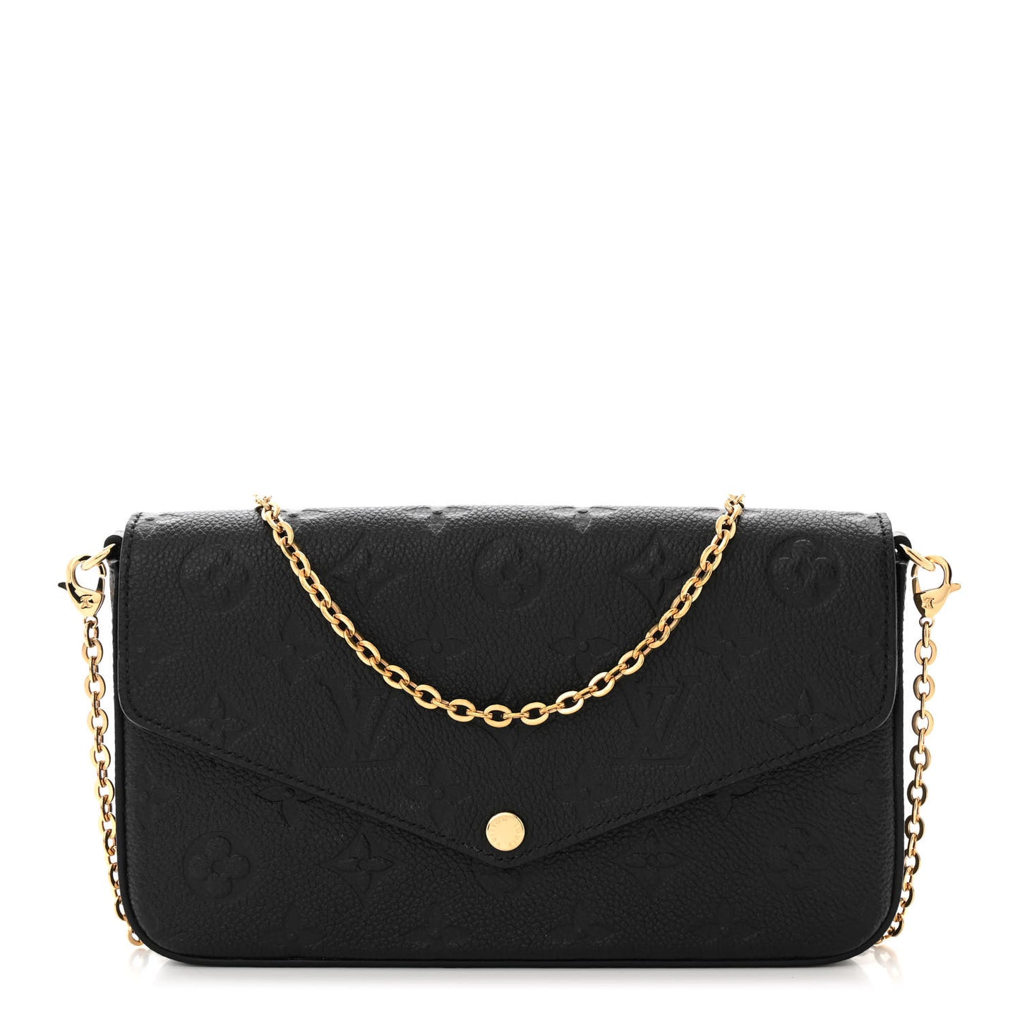 Empreinte Pochette Felicie Chain Wallet Black