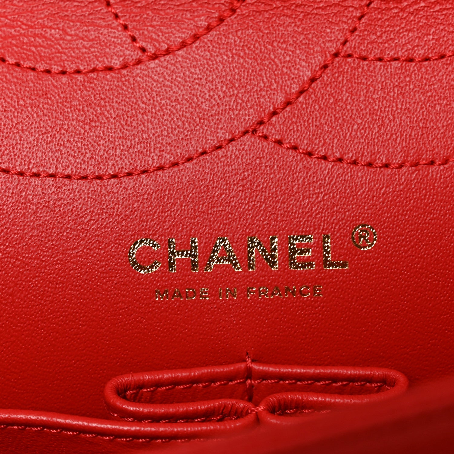 Chanel Caviar Chevron Quilted 2.55 Reissue 227 Flap Red 5 of 10