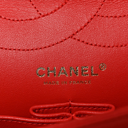 Chanel Caviar Chevron Quilted 2.55 Reissue 227 Flap Red 5 of 10