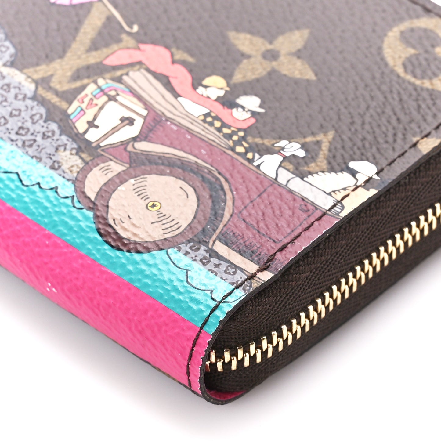 Monogram 2015 Christmas Animation Zippy Coin Purse