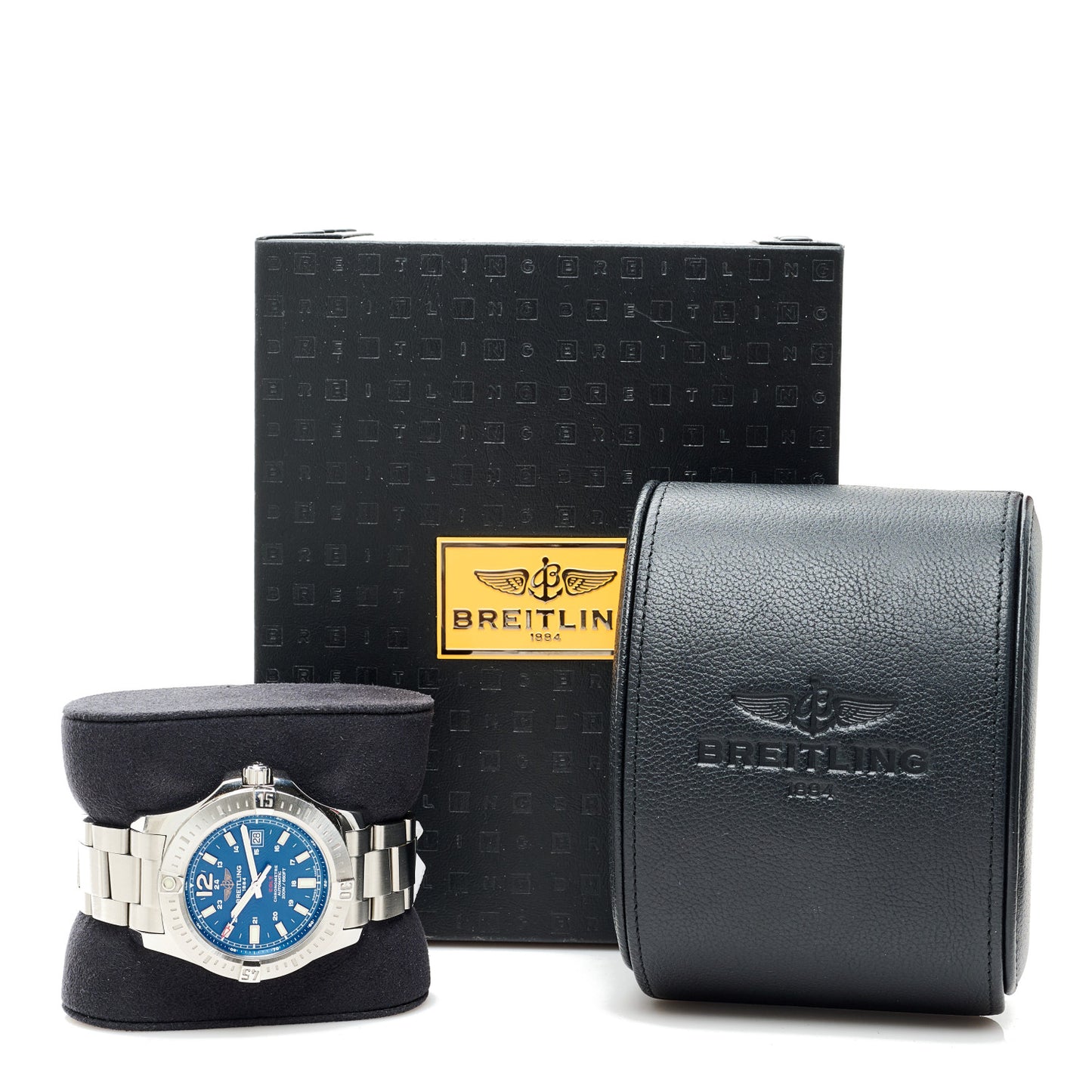 Stainless Steel 44mm Colt Chronometer Automatic Watch Blue A17388