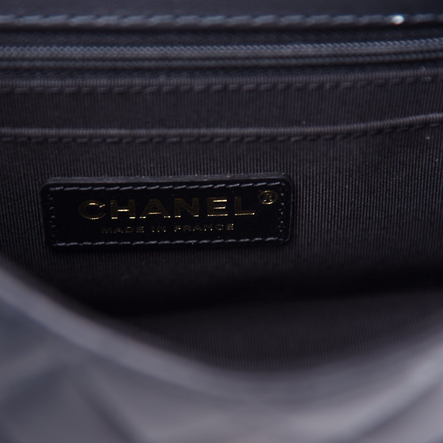 Calfskin Quilted Small Strap Into Flap Bag Black Brown