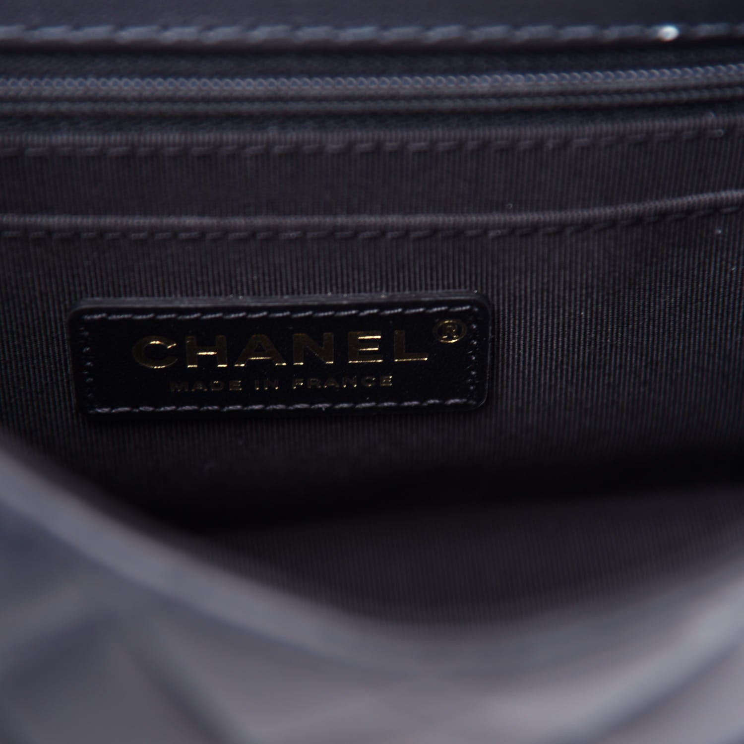 Chanel Calfskin Quilted Small Strap Into Flap Bag Black Brown 6 of 11