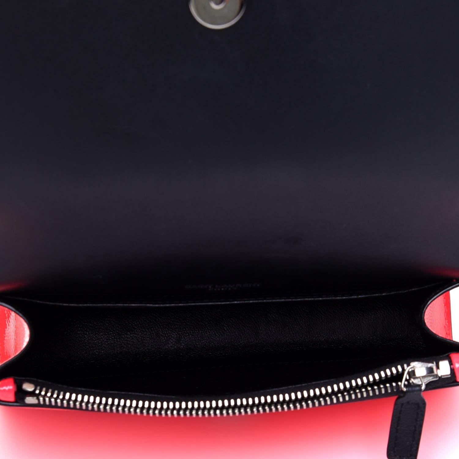 Saint Laurent Grain De Poudre Monogram Kate Belt Bag Neon Pink 5 of 10