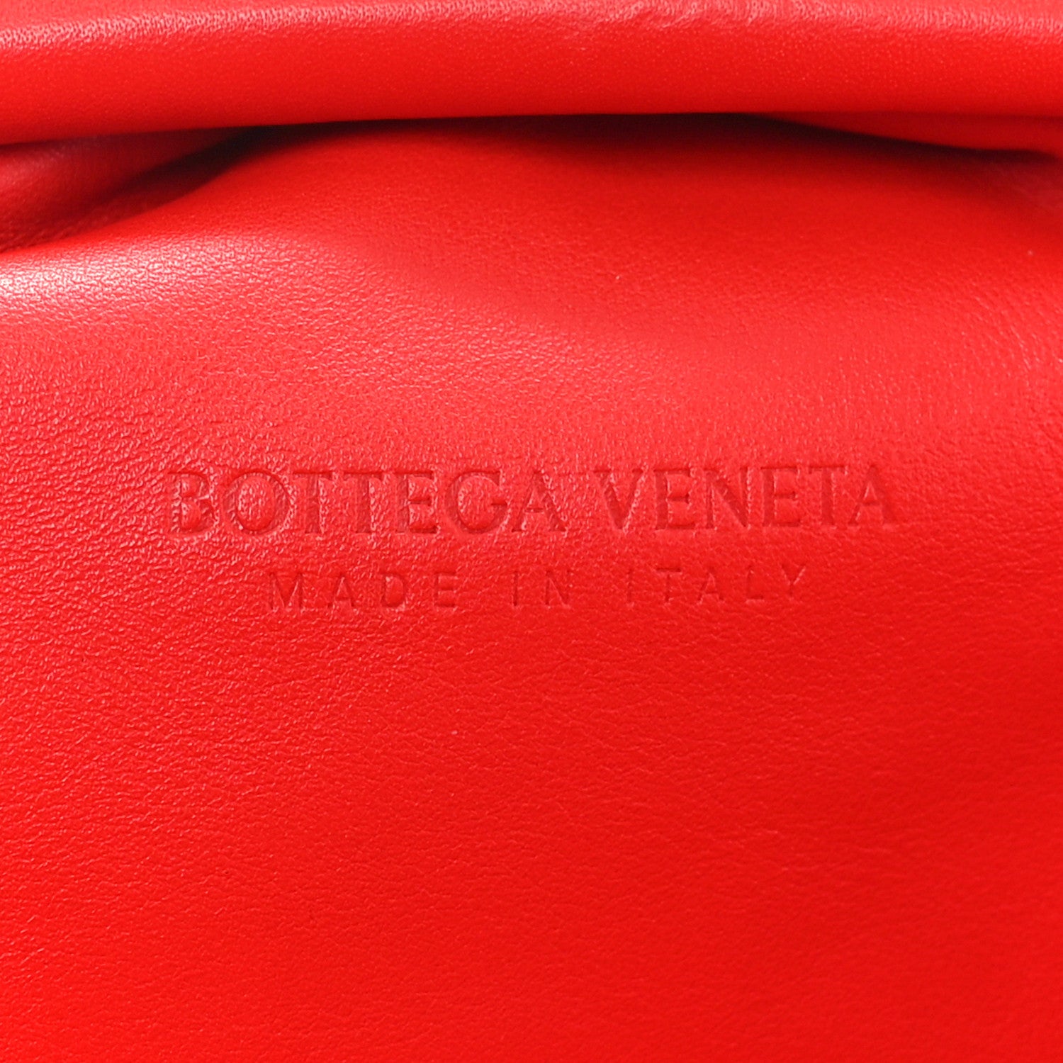 Bottega Veneta Smooth Butter Calf The Pouch Oversized Clutch Bright Red 6 of 11