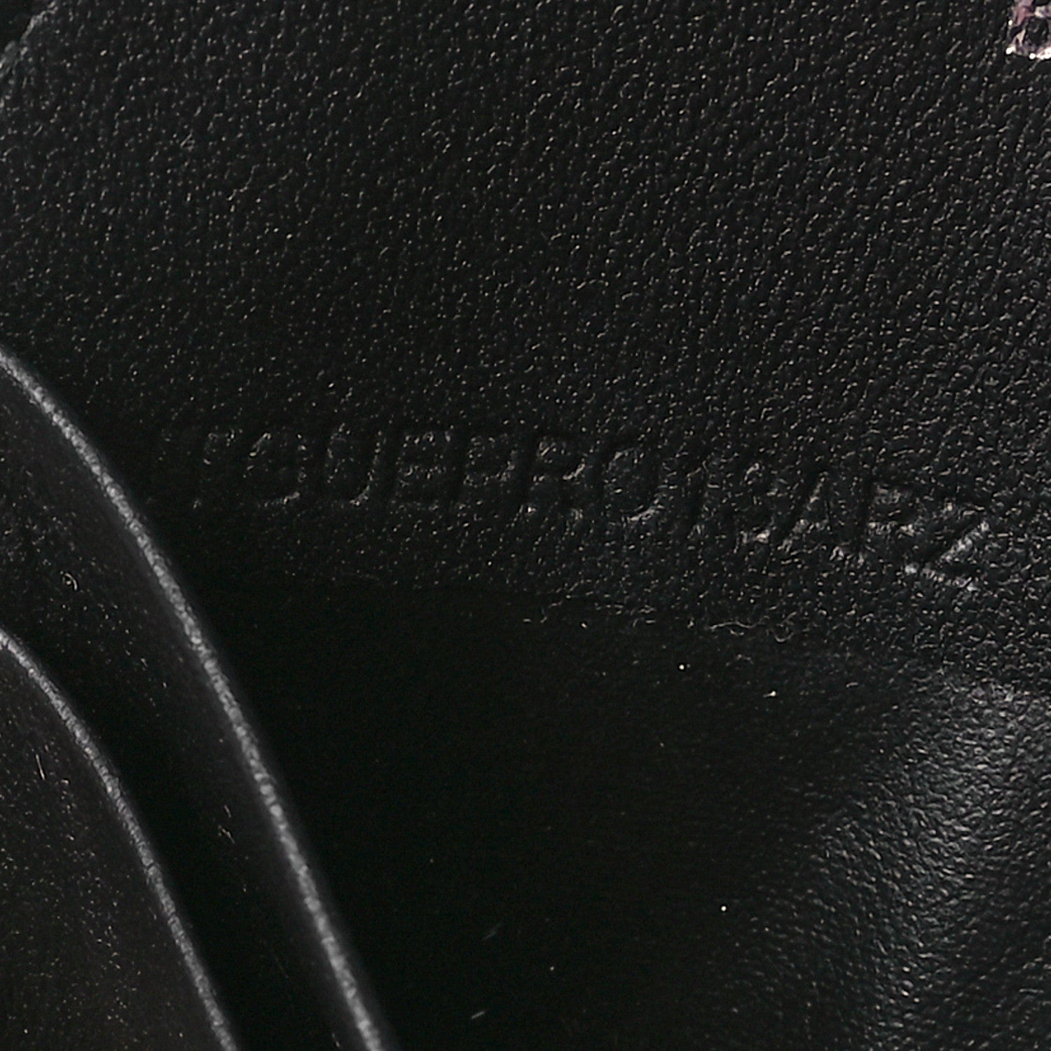 Burberry Grainy Calfskin Chess Card Case Black 7 of 8