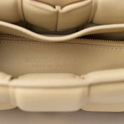 Bottega Veneta Lambskin Maxi Intreccio Padded Chain Cassette Crossbody Bag Porridge 6 of 10
