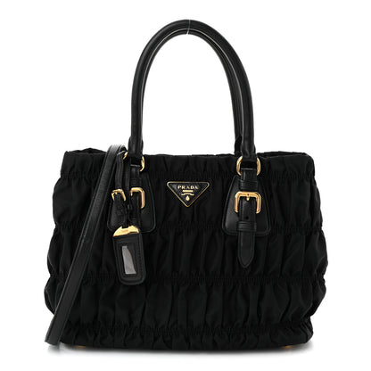 Prada Tessuto Nylon Gaufre Tote Black 1 of 10