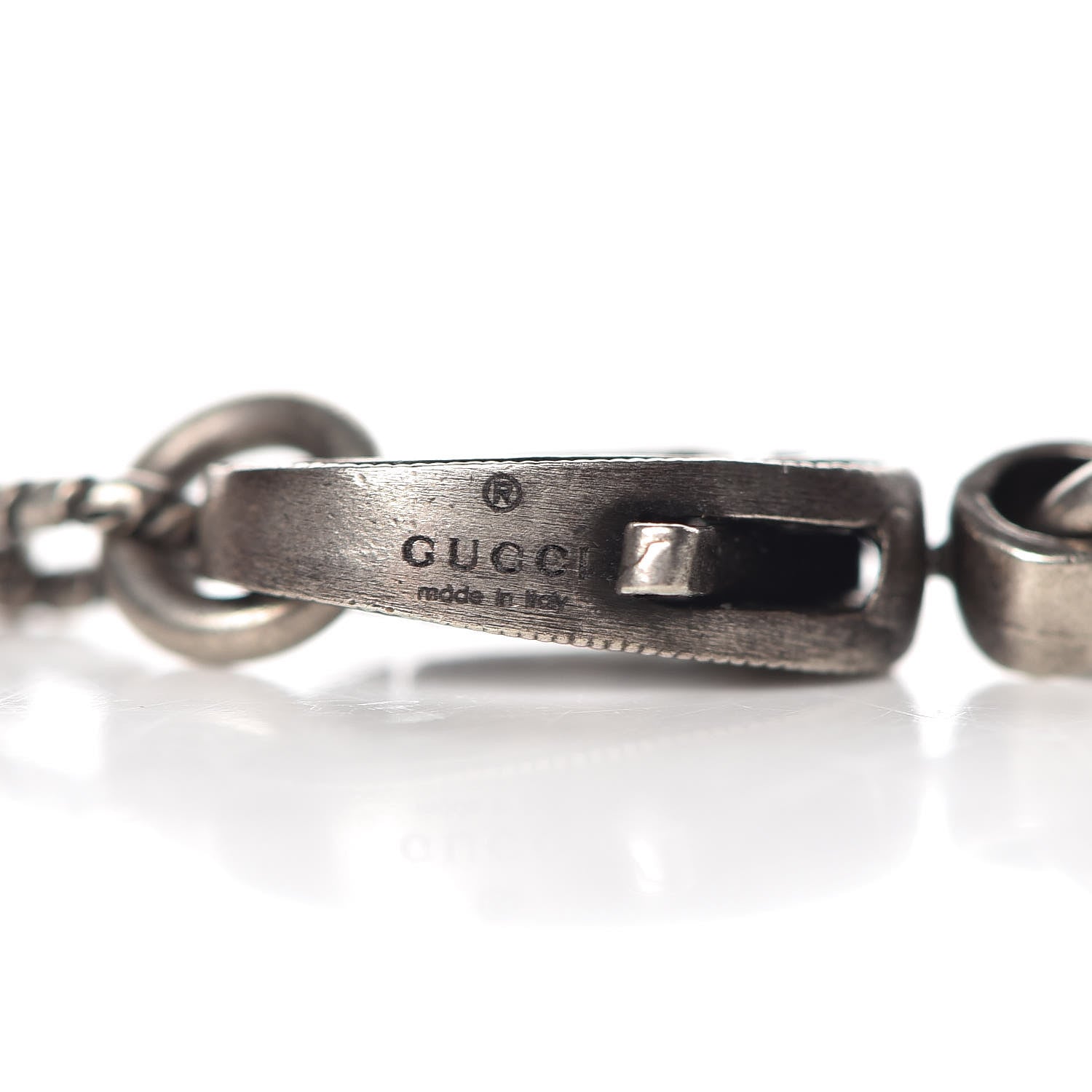 Gucci Mens G Cube Cross Necklace Silver 6 of 7