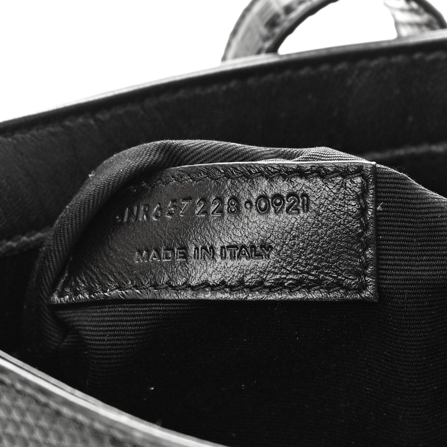Calfskin Lizard Embossed LE 5 A 7 Hobo Black
