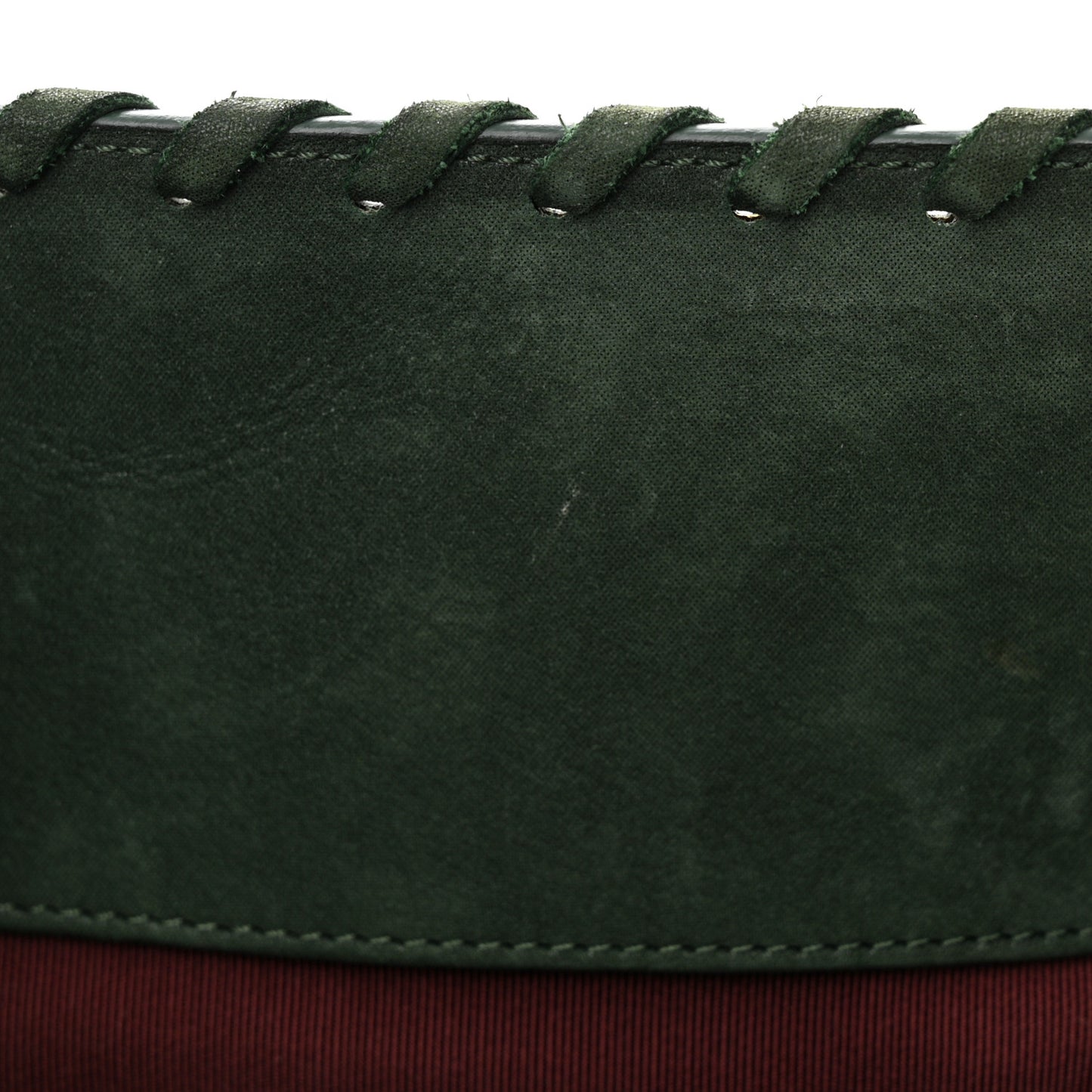 Calfskin Quilted Whipstich Shopping Tote Green