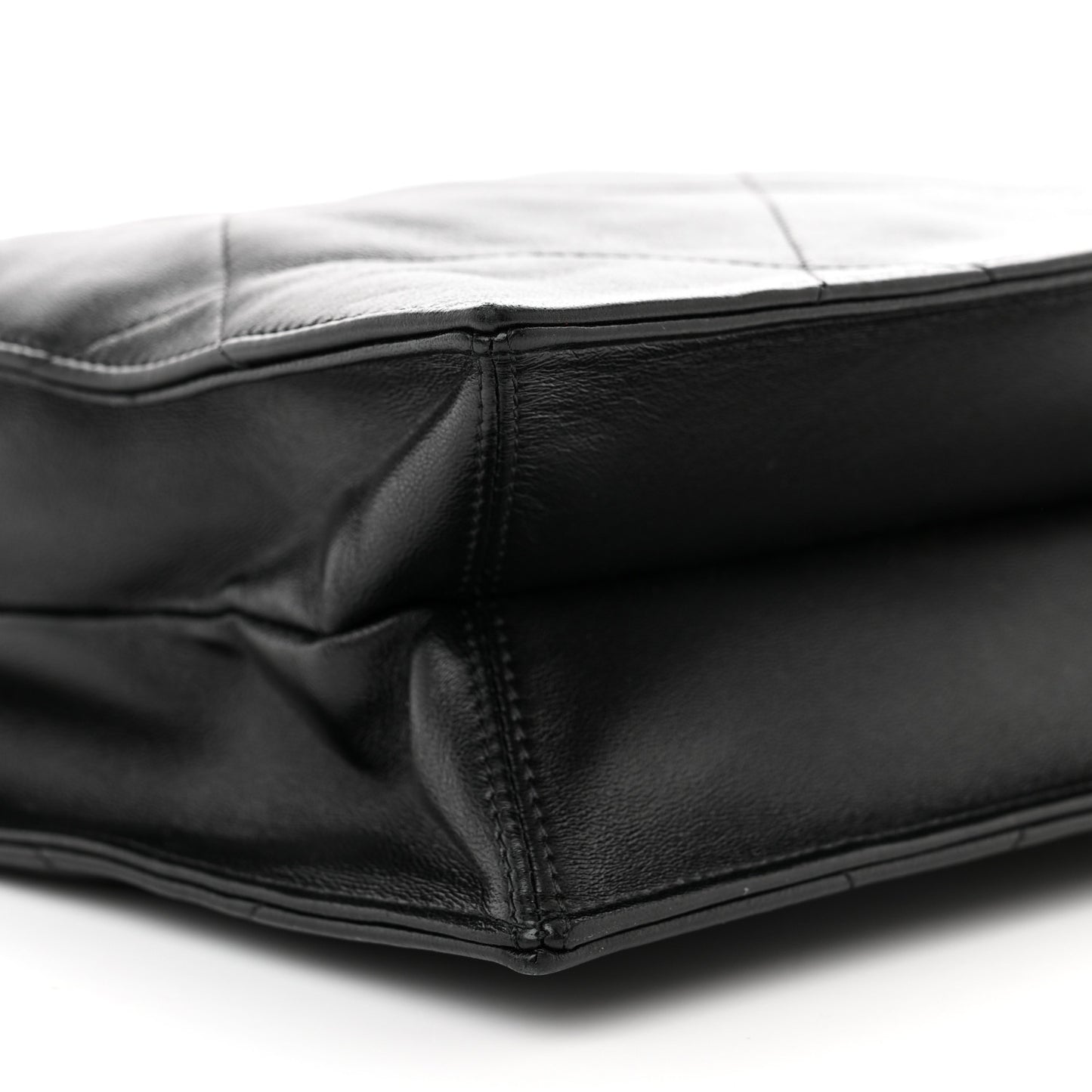Lambskin Small Shopping Bag Black