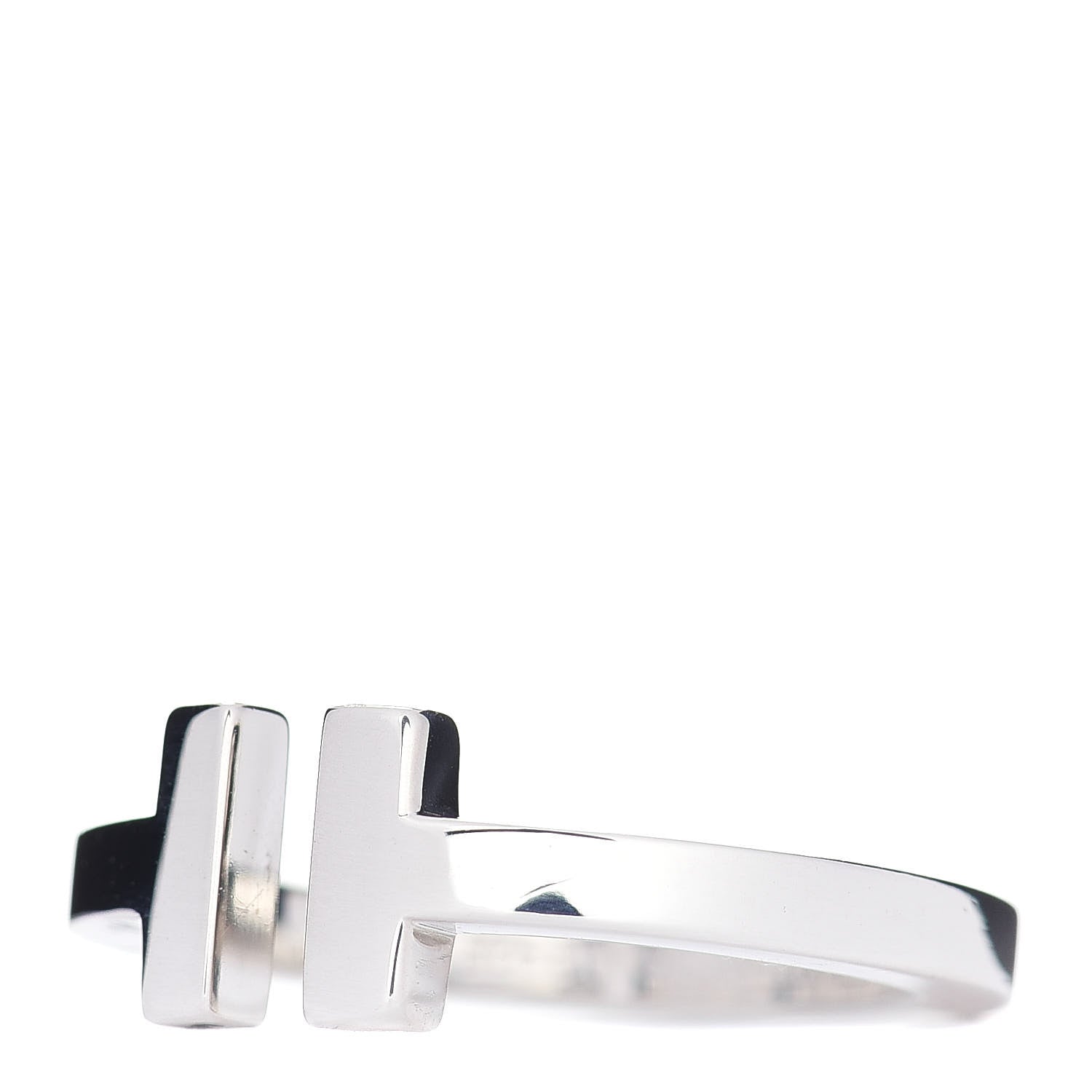 Tiffany Sterling Silver T Square Ring 57 8 3 of 5
