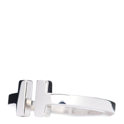 Tiffany Sterling Silver T Square Ring 57 8 3 of 5
