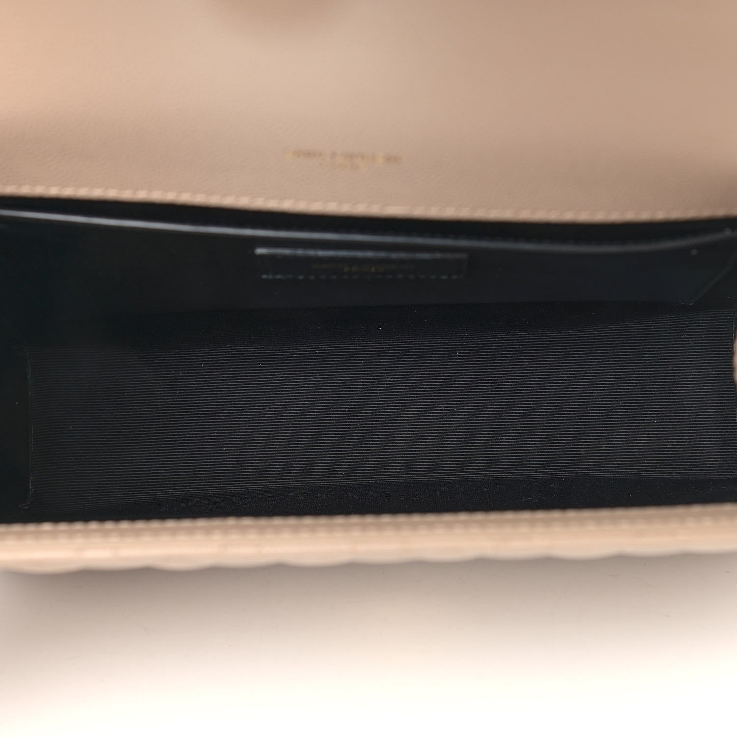 Saint Laurent Grain De Poudre Textured Mixed Matelasse Medium Triquilt Monogram Satchel Dark Beige 5 of 10