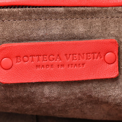 Bottega Veneta Nappa Intrecciato Ruffle Tote Red 6 of 14