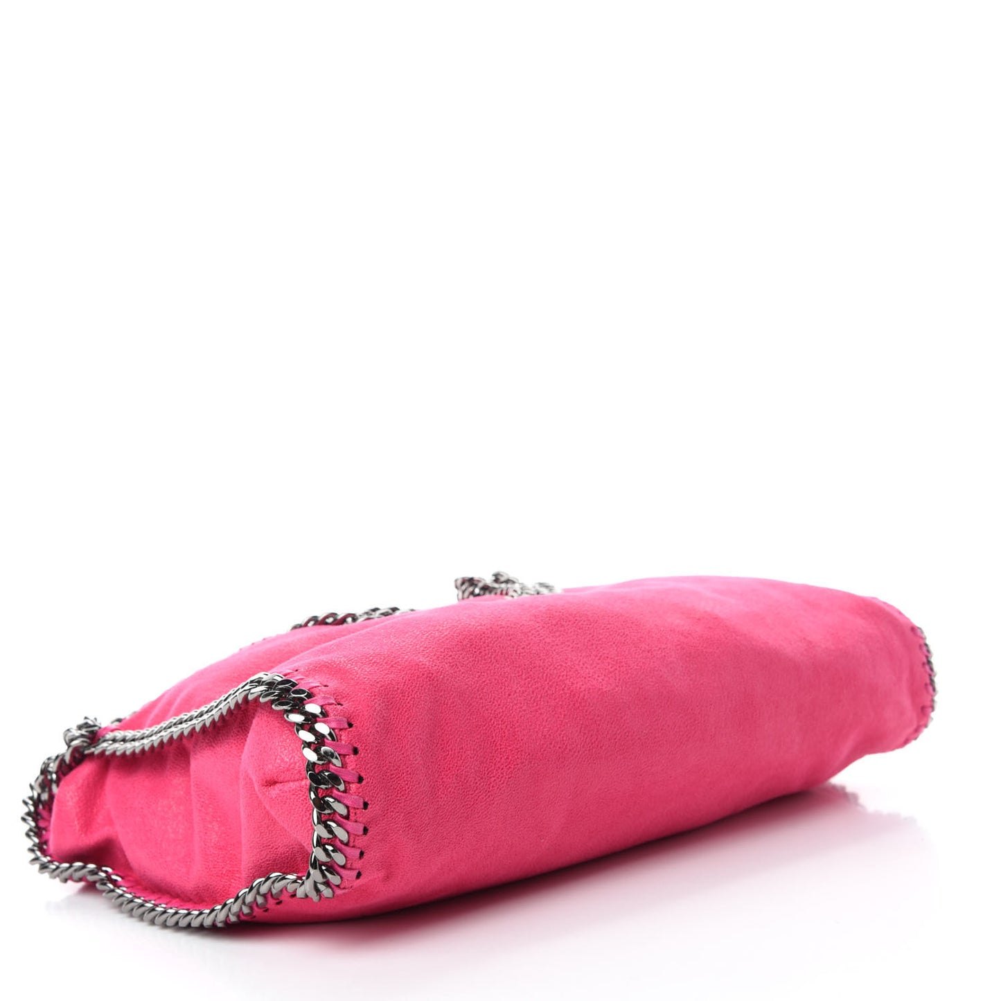 Shaggy Deer Falabella Fold Over Tote Hot Pink