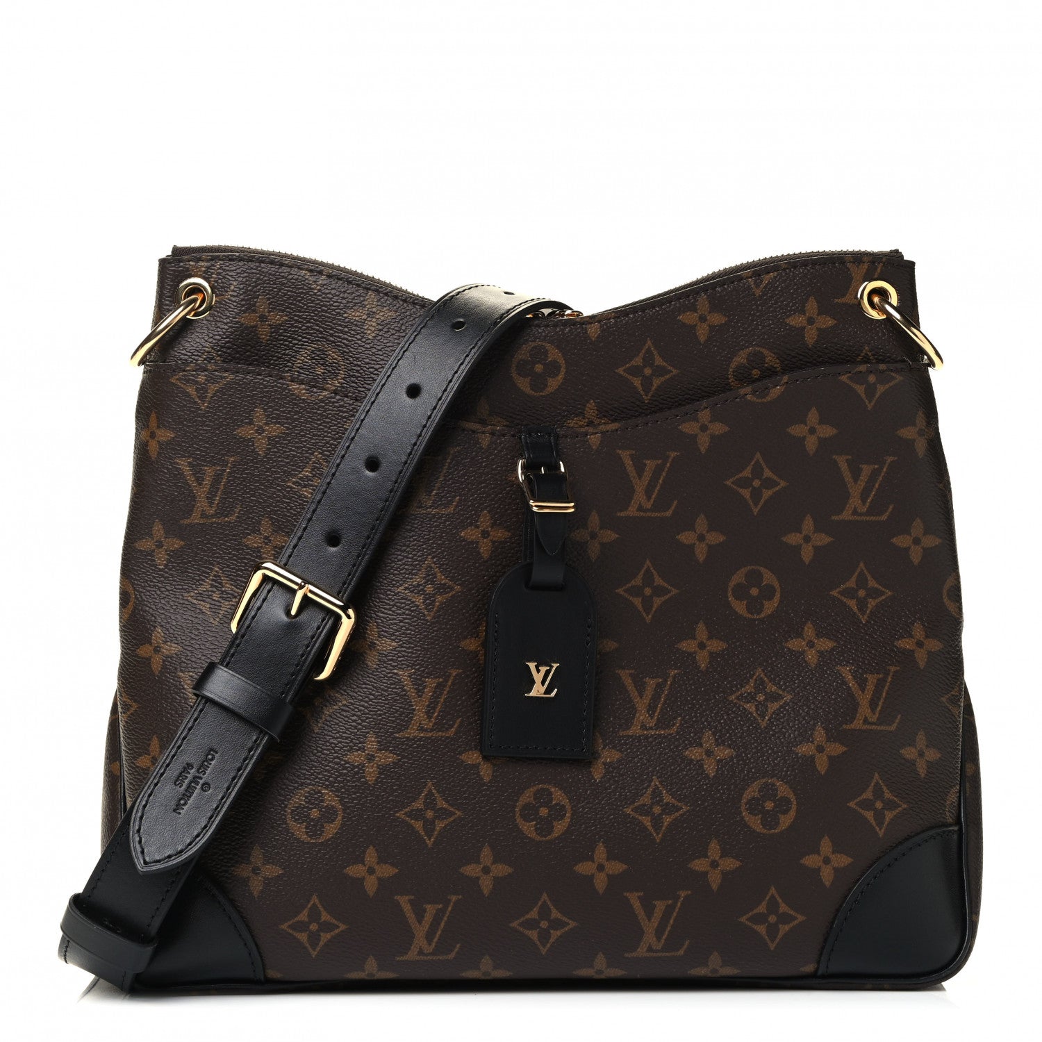 Louis Vuitton Monogram Odeon MM Black 1 of 4