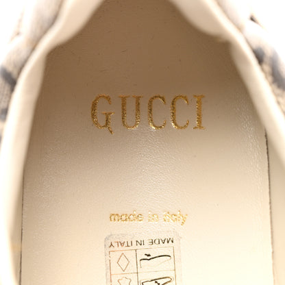 Gucci Maxi GG Supreme Monogram Gucci 100 Womens Rhyton Sneakers 38 Beige Ebony 7 of 9
