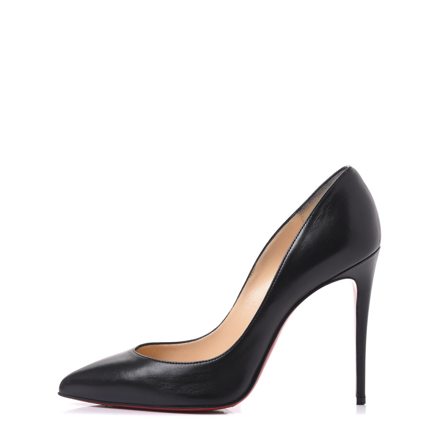 Christian Louboutin Shiny Nappa Pigalle Follies 100 Pumps 39 Black 1 of 7