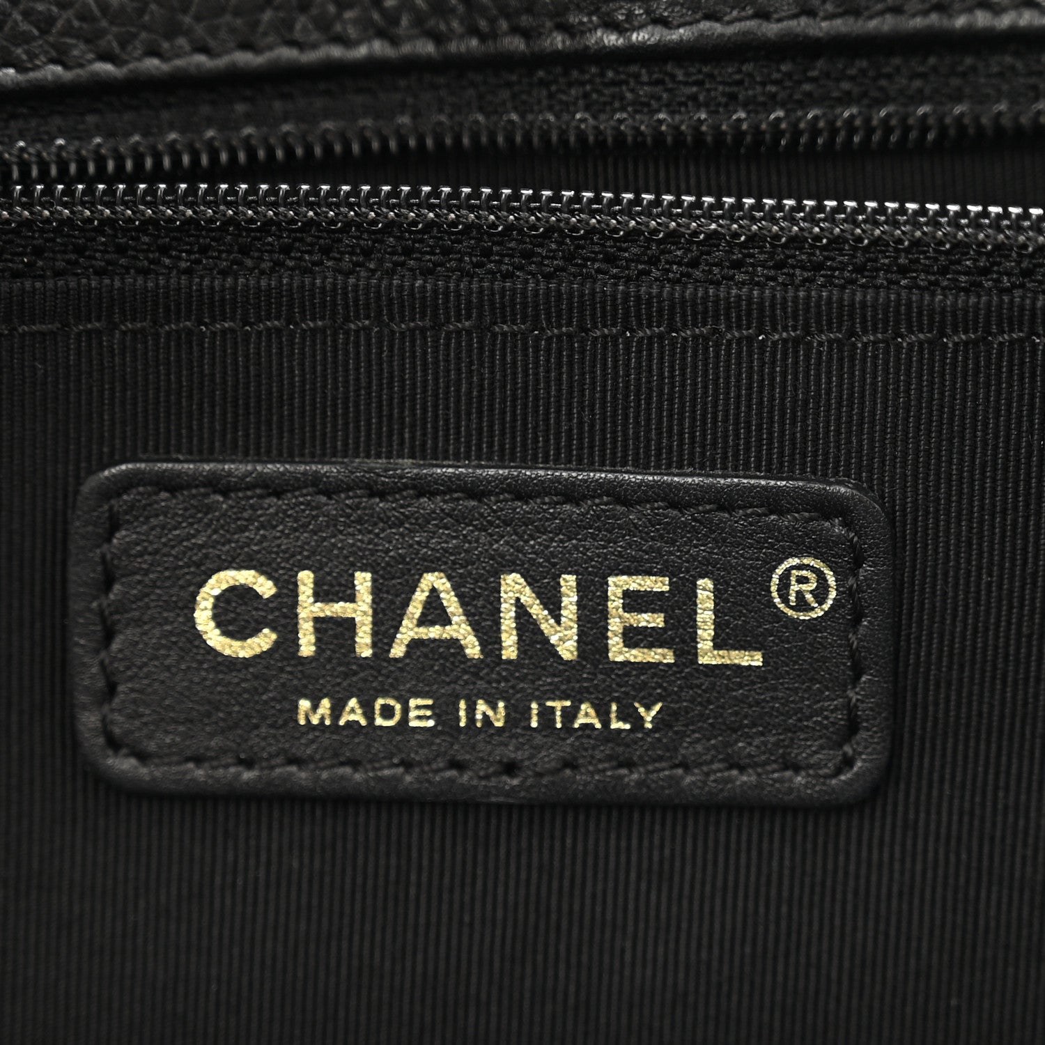 Chanel Caviar Cerf Executive Shopper Tote Black 6 of 12
