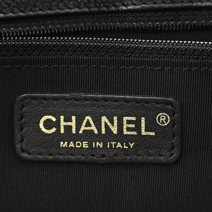 Chanel Caviar Cerf Executive Shopper Tote Black 6 of 12